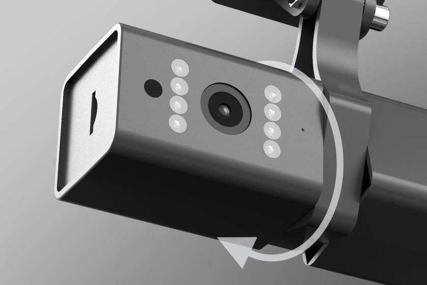 Two cameras in one housing